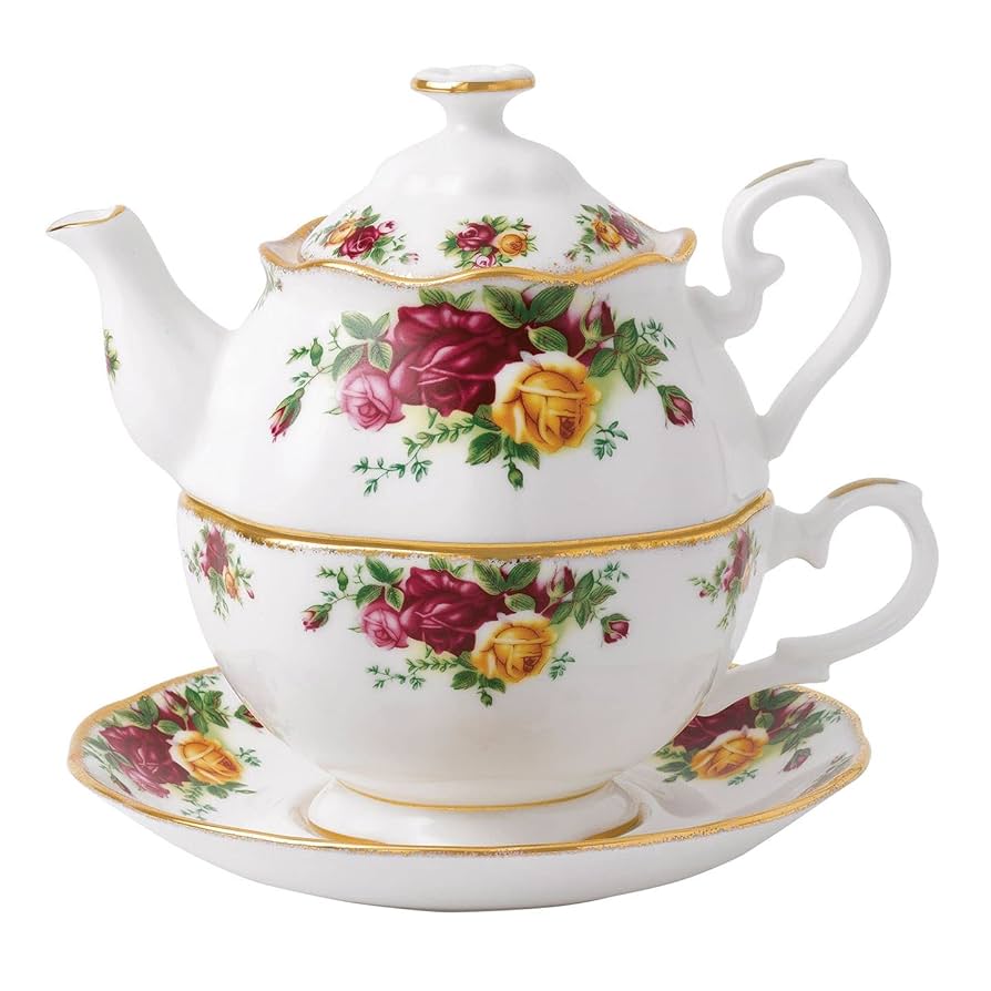 Amazon.com | Royal Albert Old Country Roses Tea For One: Teapots
